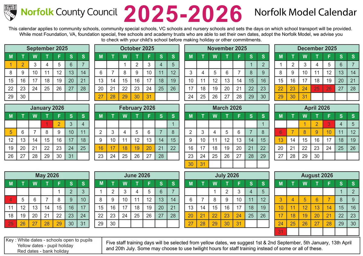 Aylsham High School term dates