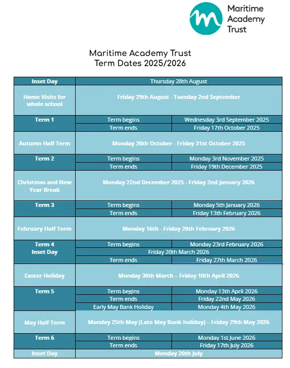 Maritime Academy term dates
